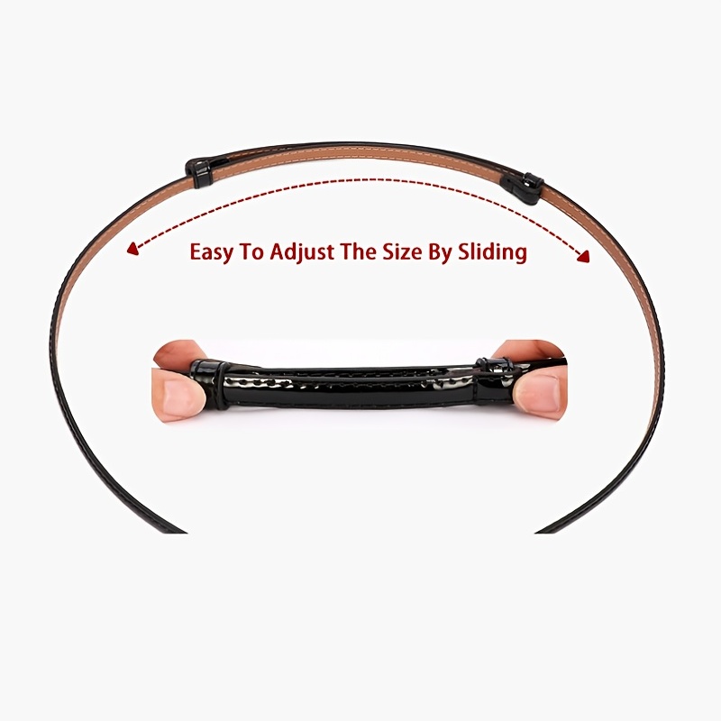 Ai Ag Women's Slim Leather Belt Retro Style for Dresses Sweaters Casual Outfits